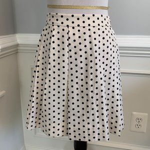 J. Crew polka dot skirt